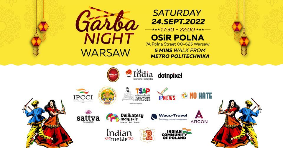 Warsaw Navratri Celebration 2022: GARBA NIGHT