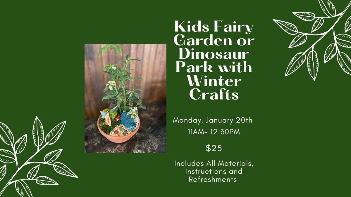 Fairy Garden & Dinosaur Park Workshop