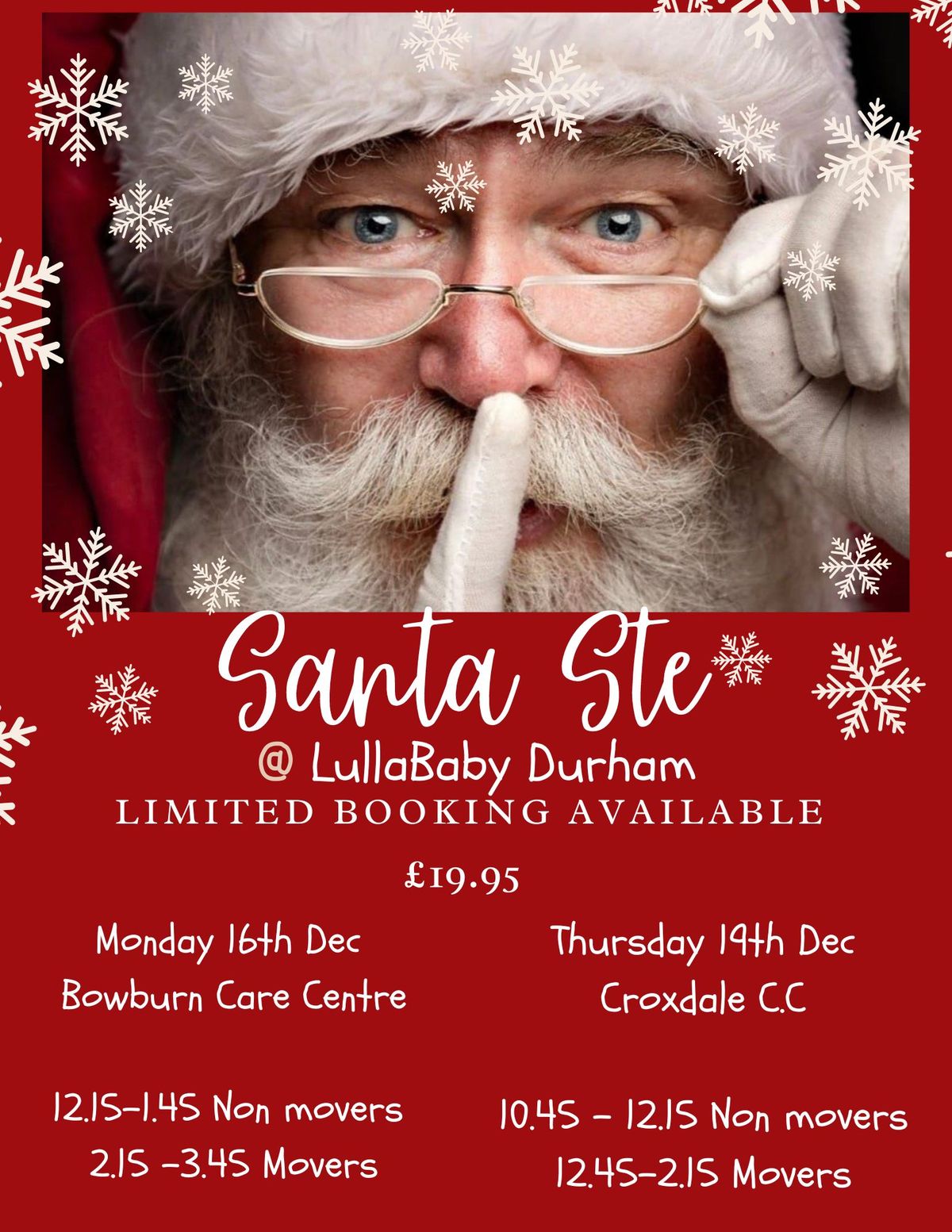 Lullababy Durham Christmas Special with Santa Ste Meet and Greet