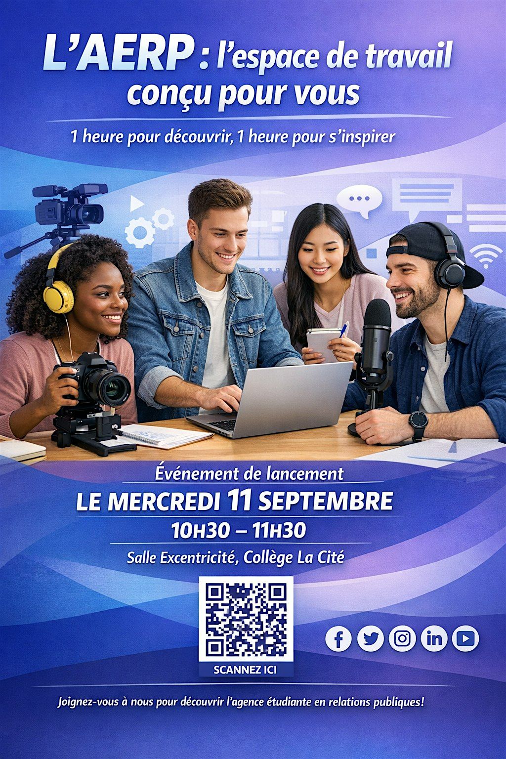 L'AERP : l'espace de travail con\u00e7u pour vous !