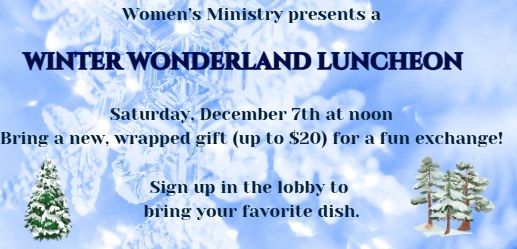 Women's Christmas Luncheon