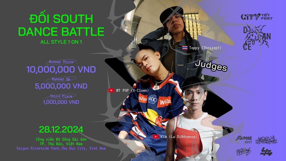 \u0110\u1ed0I SOUTH DANCE BATTLE | ALL STYLE 1 ON 1 | HO CHI MINH CITY, VIETNAM