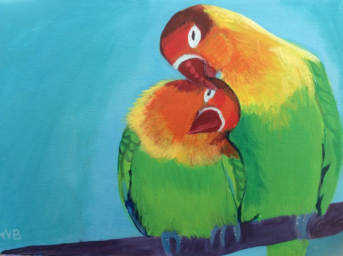 Lovebirds Paint Night at The Old Pistol Factory