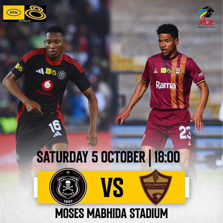 Orlando Pirates Football Club vs Stellenbosch Football Club