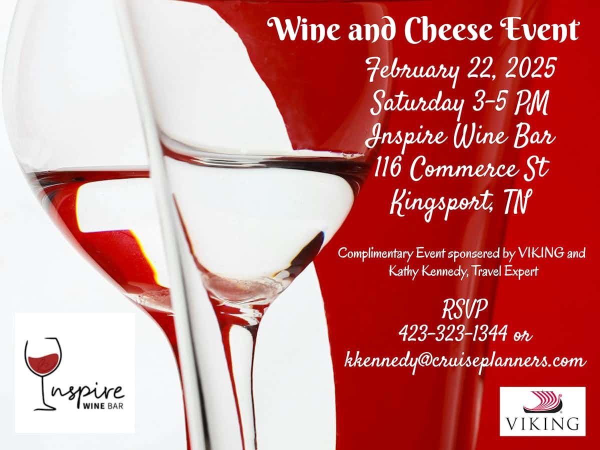 Wine and Cheese Event by Viking and Kathy Kennedy