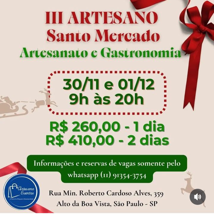 Feira de Artesanato Santo Mercado 