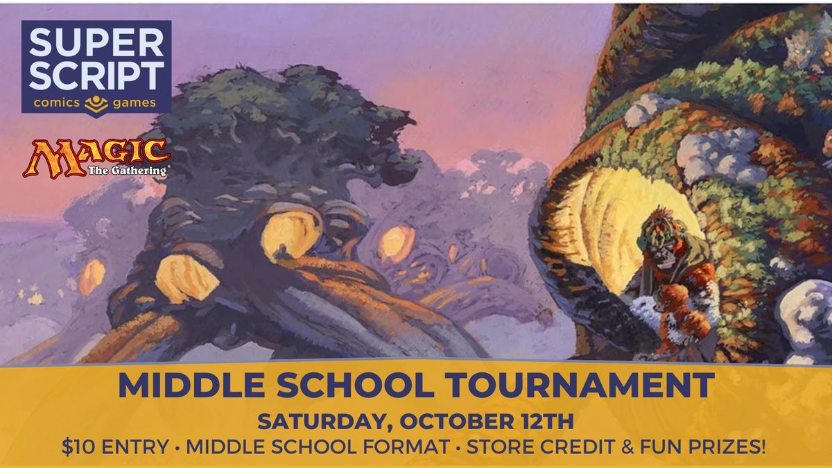 Middle School Magic Tournament