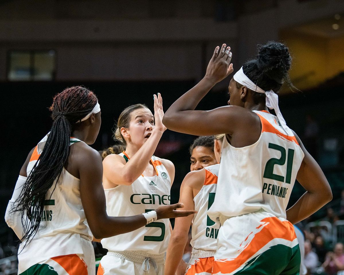 Stetson Hatters at Miami Hurricanes Womens Basketball