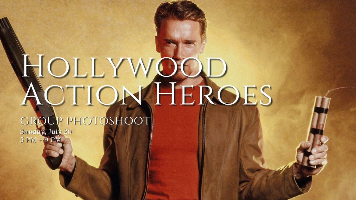 Hollywood Action Heroes Group Photoshoot