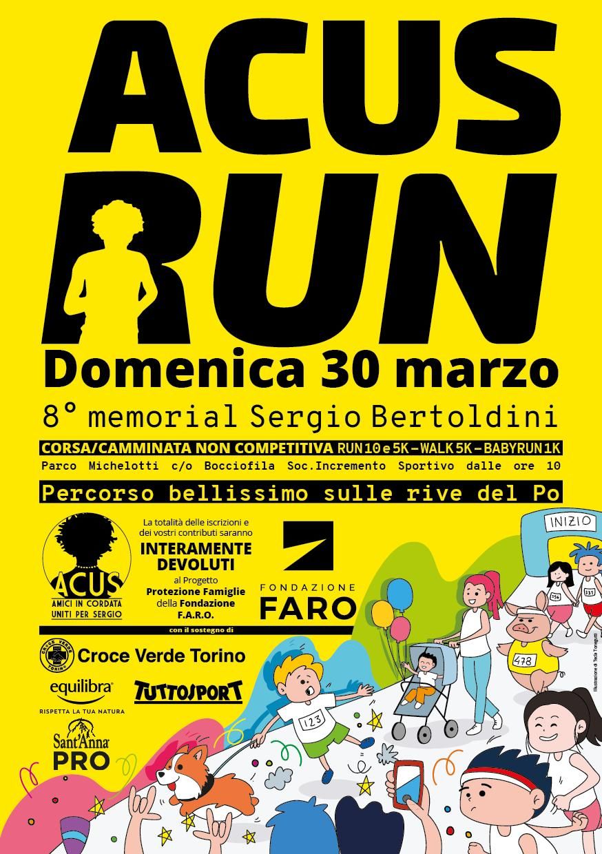 Acus Run | Domenica 30 Marzo | Corsa\/camminata non competitiva 