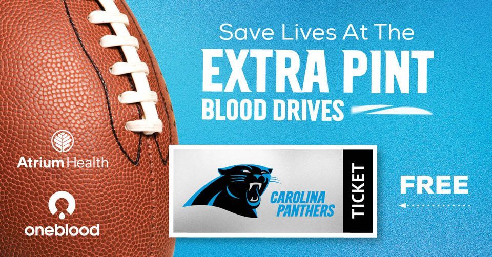 Donate Blood | Get a Free Carolina Panthers Ticket