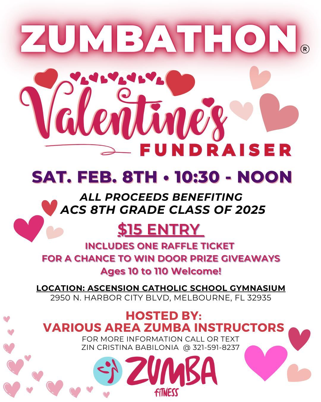 ZUMBATHON Valentine Fundraiser