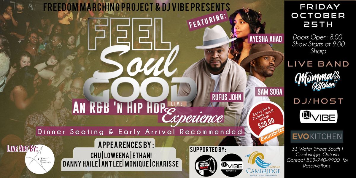 Feel Soul Good Live: An R&B 'N' Hip Hop Experience