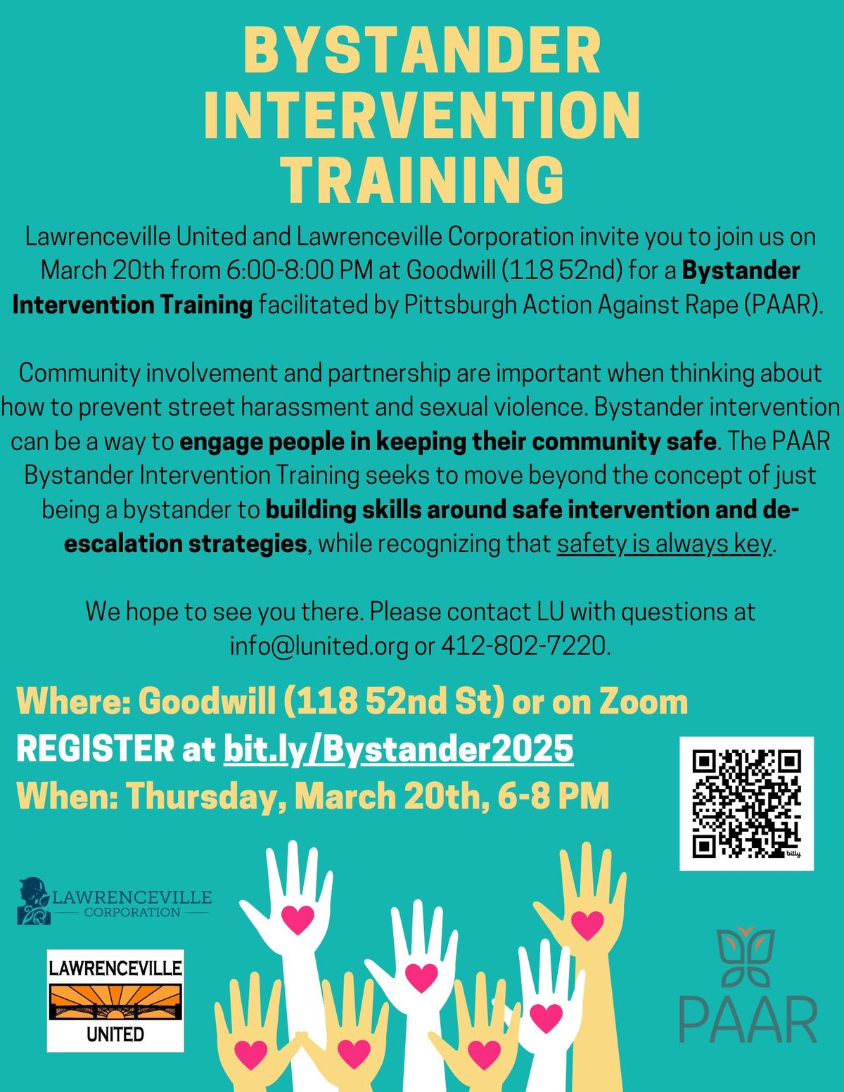 Bystander Intervention Training 3\/20\/2025