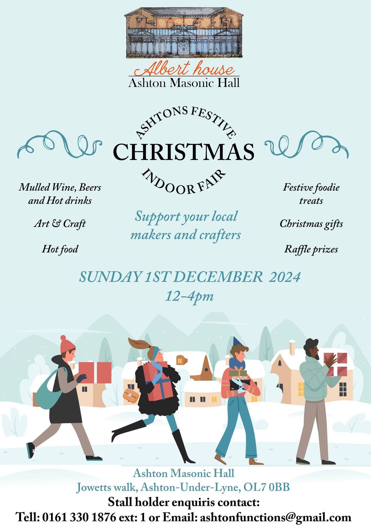 Christmas Festive Market at Albert House Ashton Masonic Hall