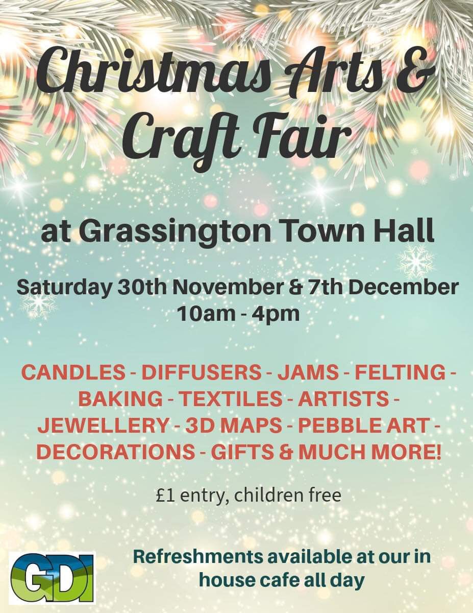 Christmas Arts & Craft Fair at Grassington Town Hall