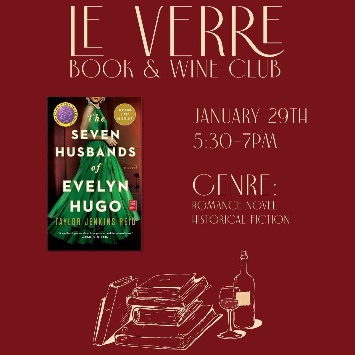 January Book & Wine Club