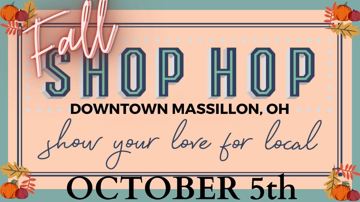 Fall Shop Hop Vendors on Charles Ave. Downtown Massillon