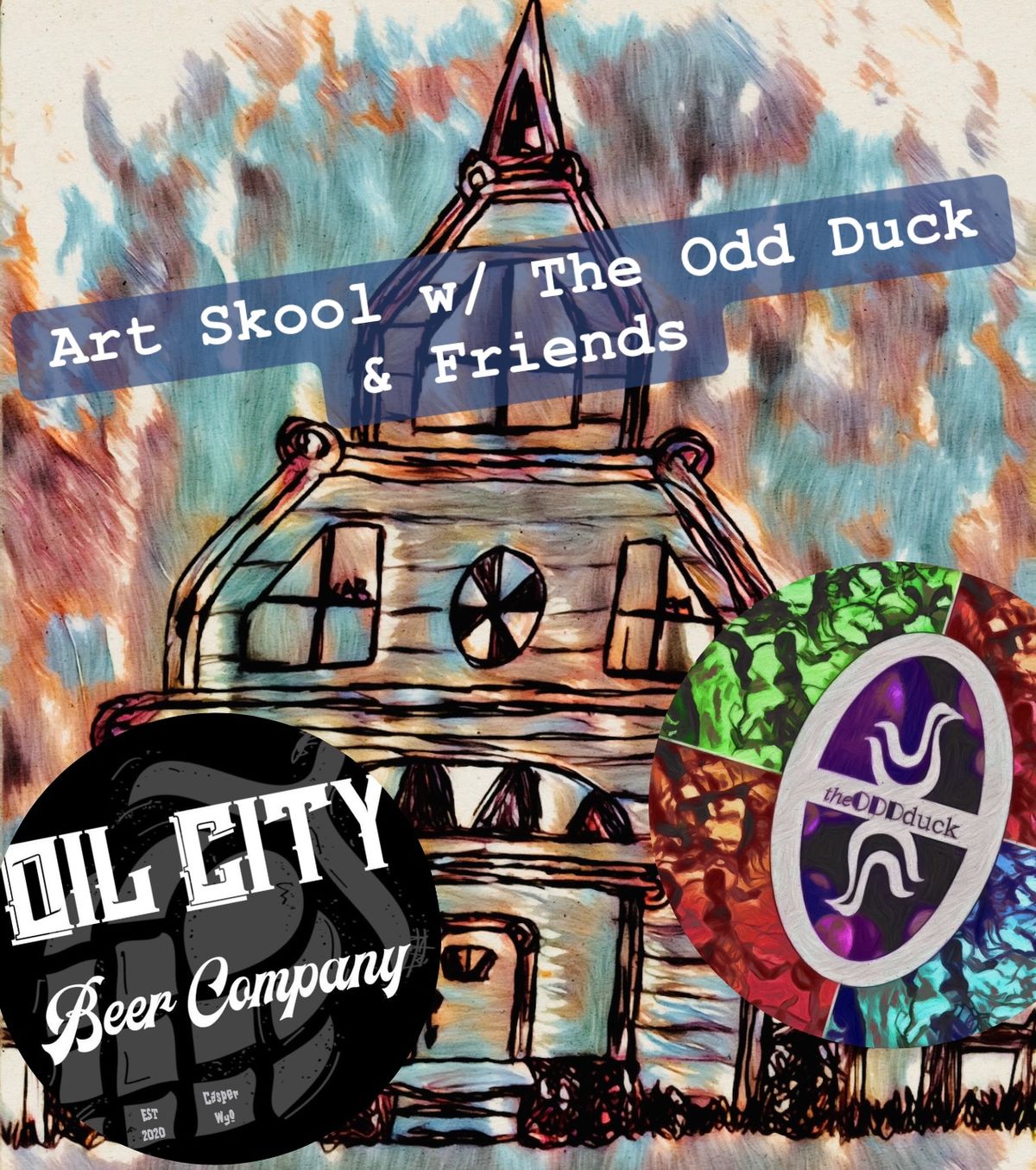 Art Skool w\/ The Odd Duck & Friends @ Oil City Beer Company ? June 23 12-5PM