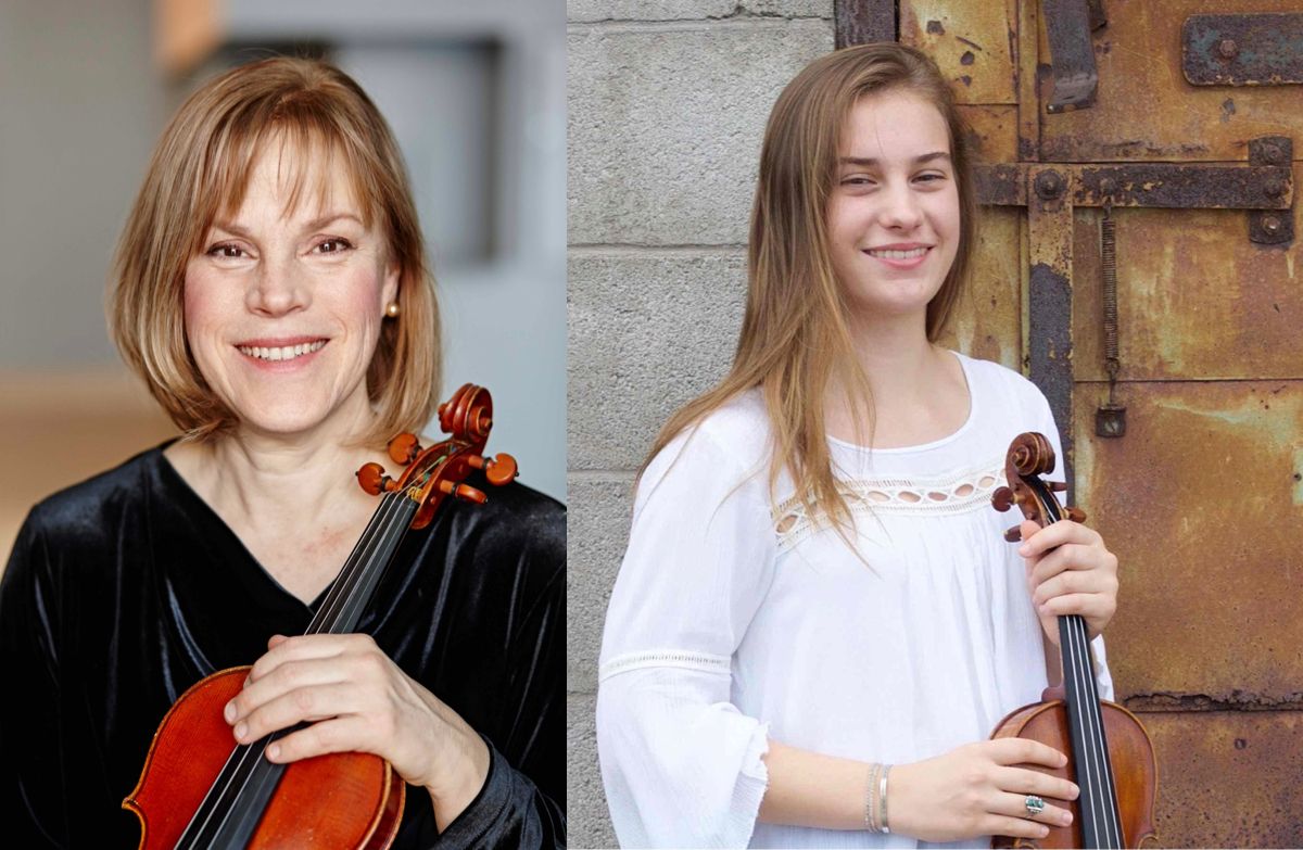 Catherine & Clara Schubilske, violin - "The Mysterious Muse Jelly D'Aranyi"