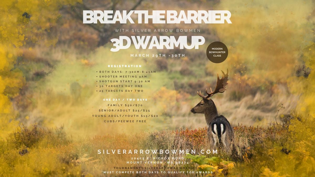 Break the Barrier 3D WARMUP! 