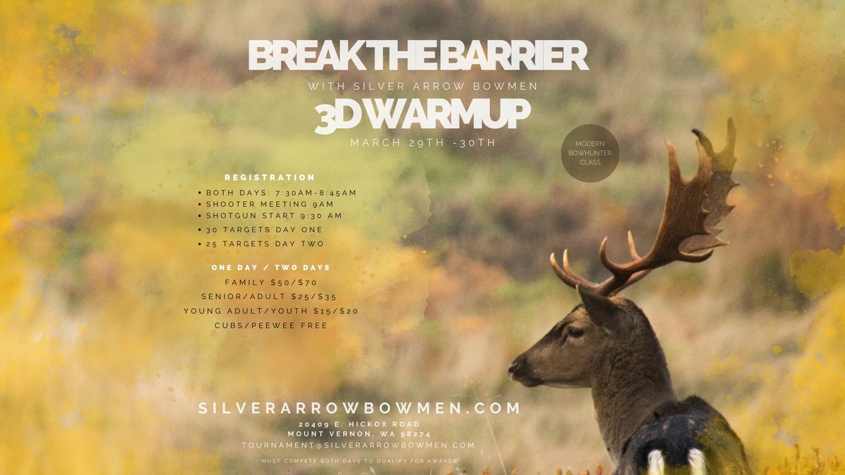 Break the Barrier 3D WARMUP! 