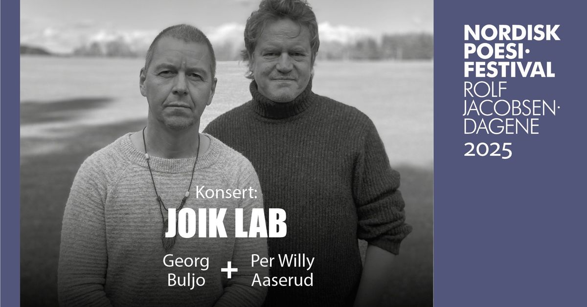 Joik Lab. | Konsert