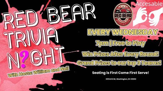 Red Bear Pub Trivia