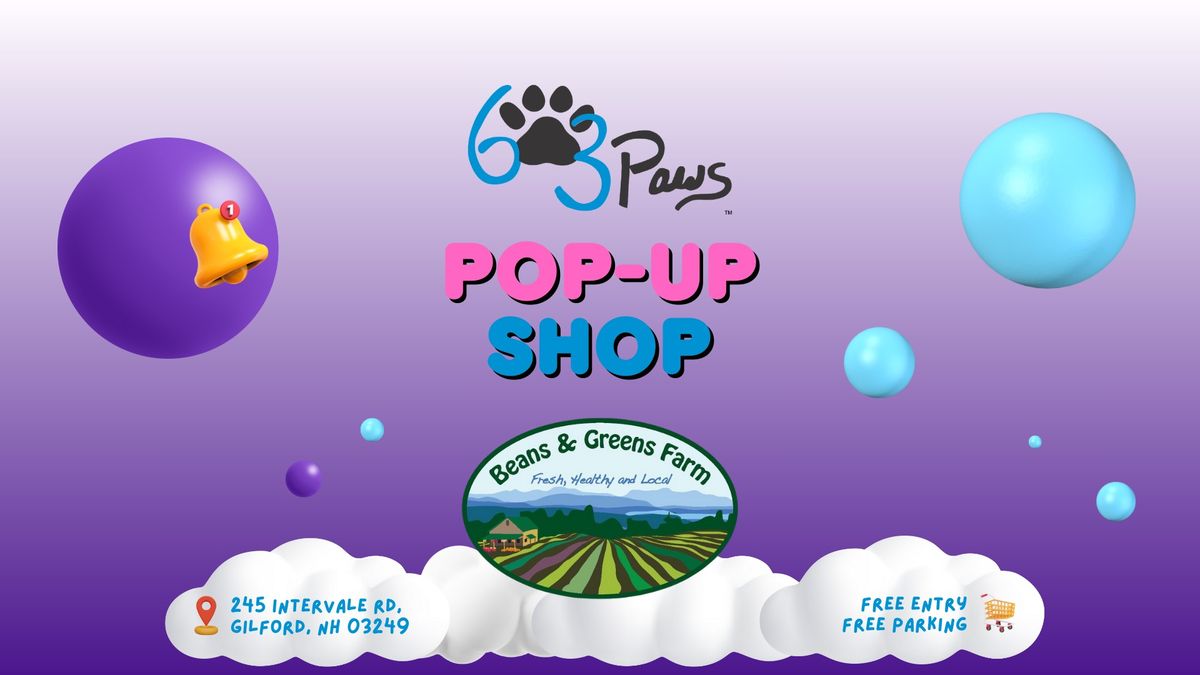 Beans & Greens | 603 Paws Pop-Up Shop 