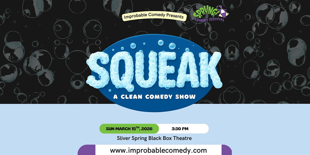 SQUEAK @ SPRUNG! 2026 Comedy Festival