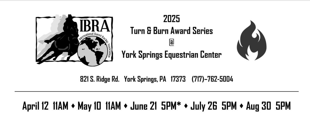 Turn & Burn Award Series at York Springs Equestrian Center