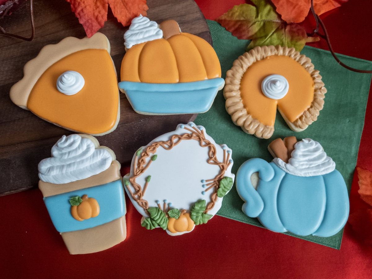 \u201cCozy Fall\u201d cookie decorating 