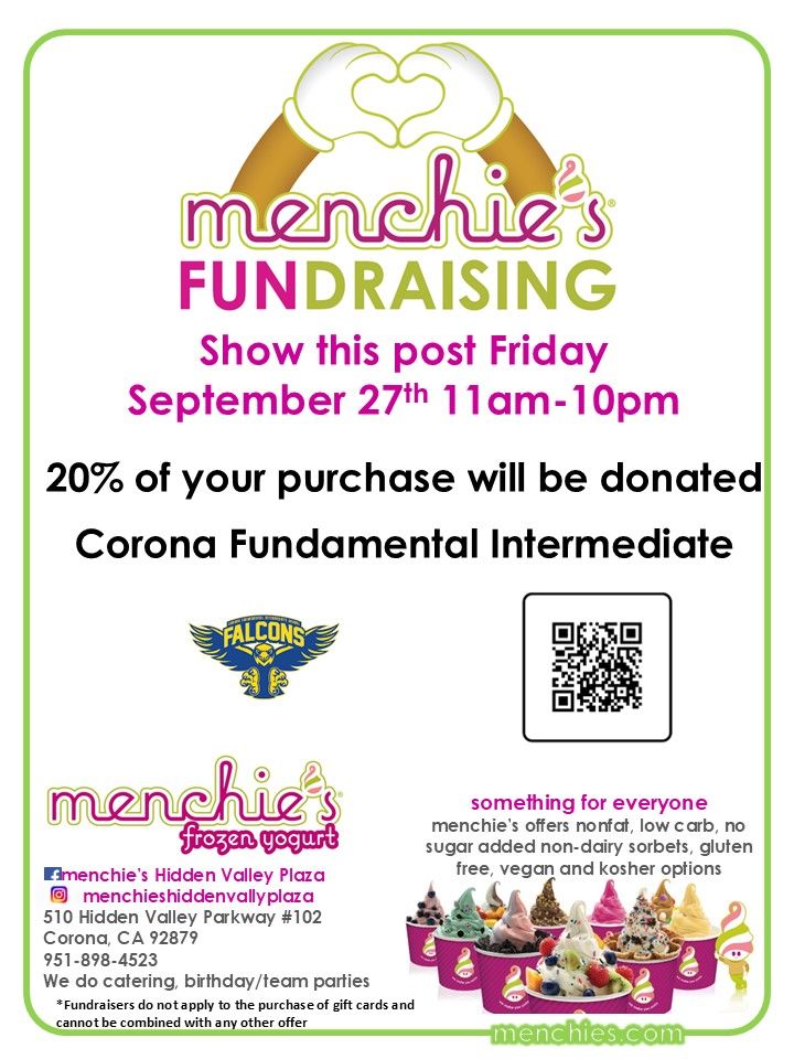 Corona Fundamental Intermediate School Fundraiser