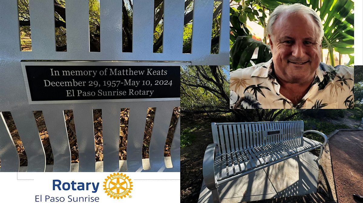 Matt Keats - Butterfly Garden Bench Memorial - Commemeration