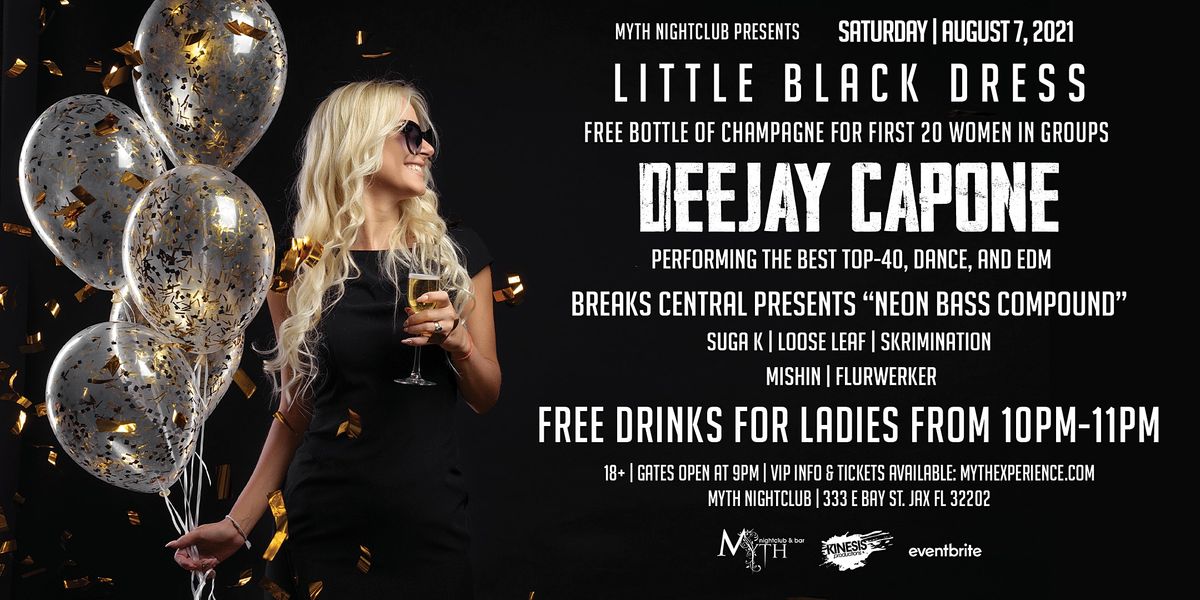 Saturday Night - LITTLE BLACK DRESS at Myth Nightclub | Saturday 08.07.21