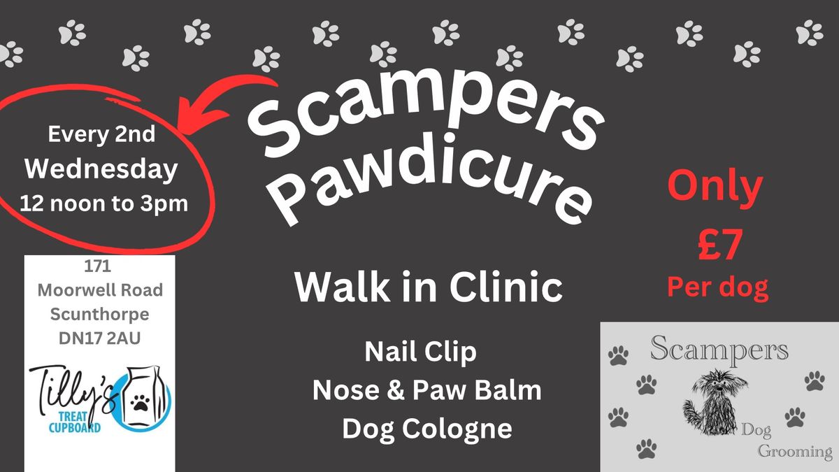 Scampers Pawdicure Walk In Clinic