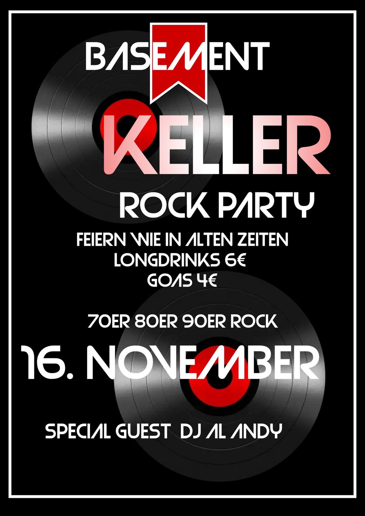 Keller Rock Night mit Al Andy