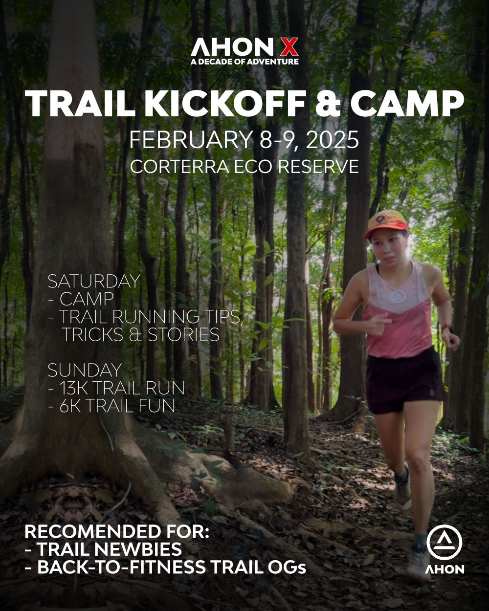 Ahon X: Trail Kickoff & Camp