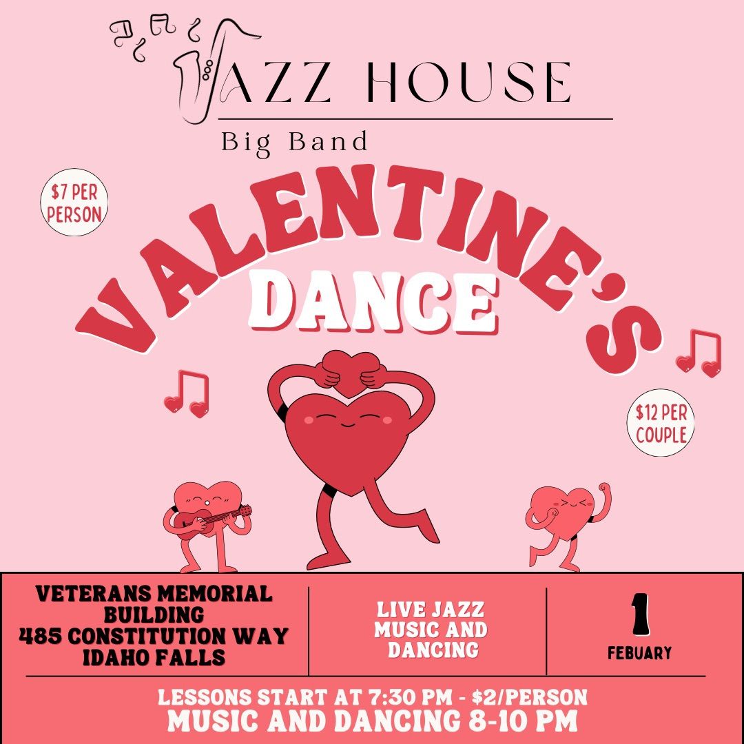 Jazz House Big Band Valentines Dance