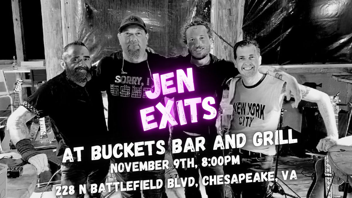 Jen Exits at Buckets Bar and Grill