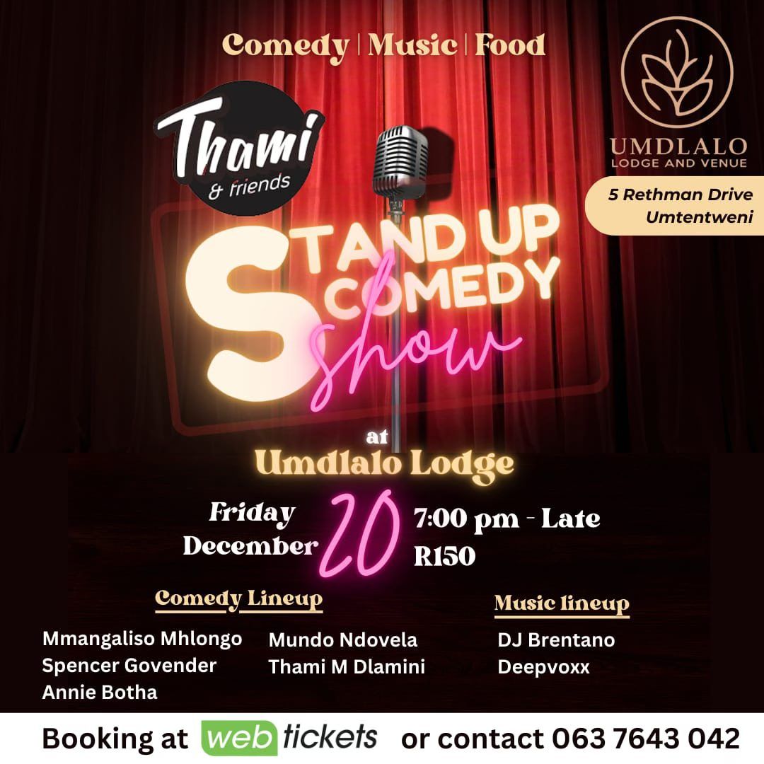 Christmas Stand Up Comedy Night Hosted by Thami & Friends