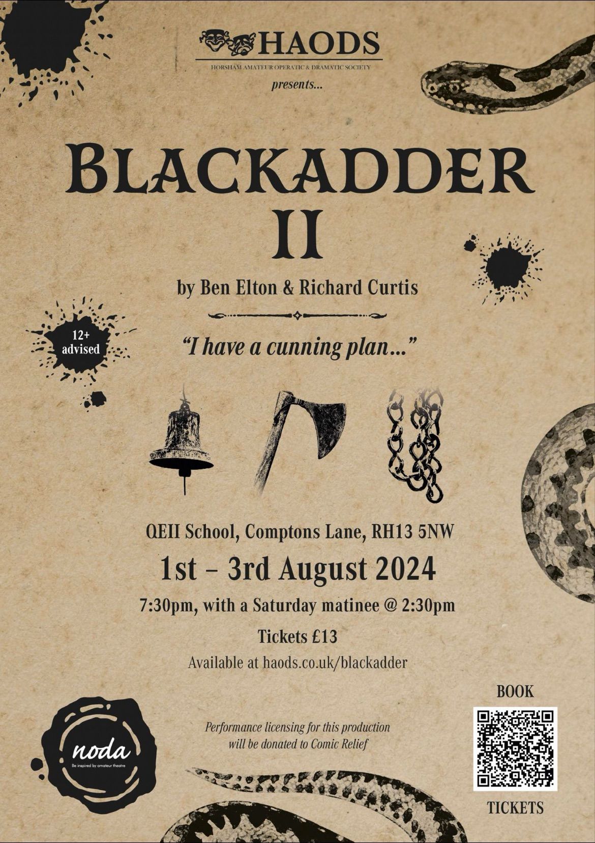 HAODS Presents Blackadder II