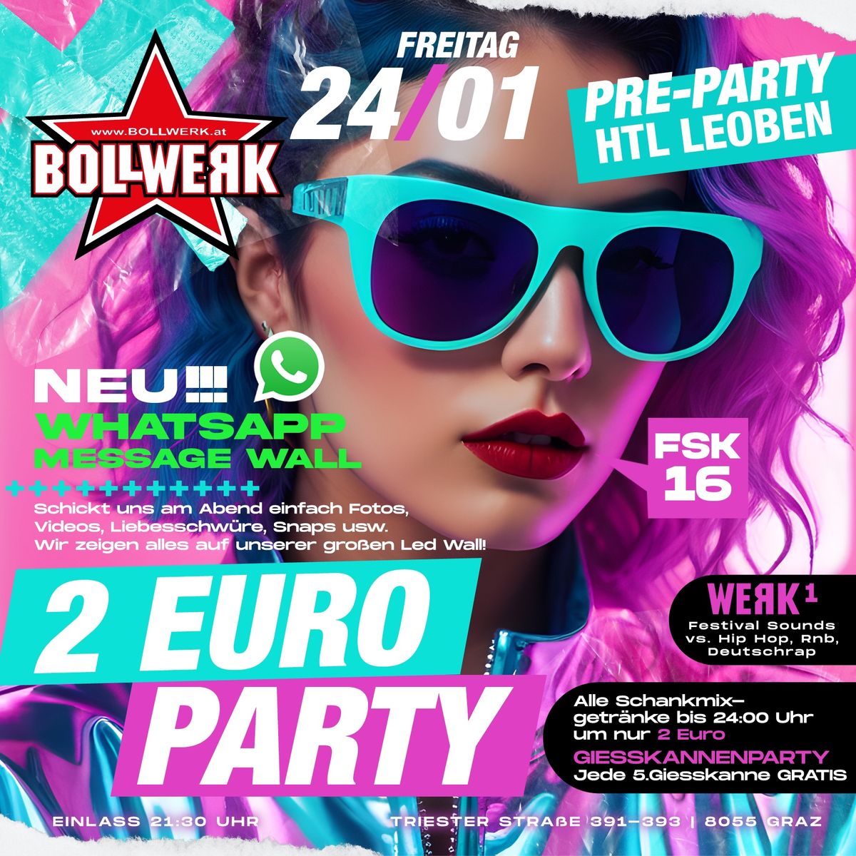 PRE PARTY HTL LEOBEN 2 EURO PARTY!   FSK 16 