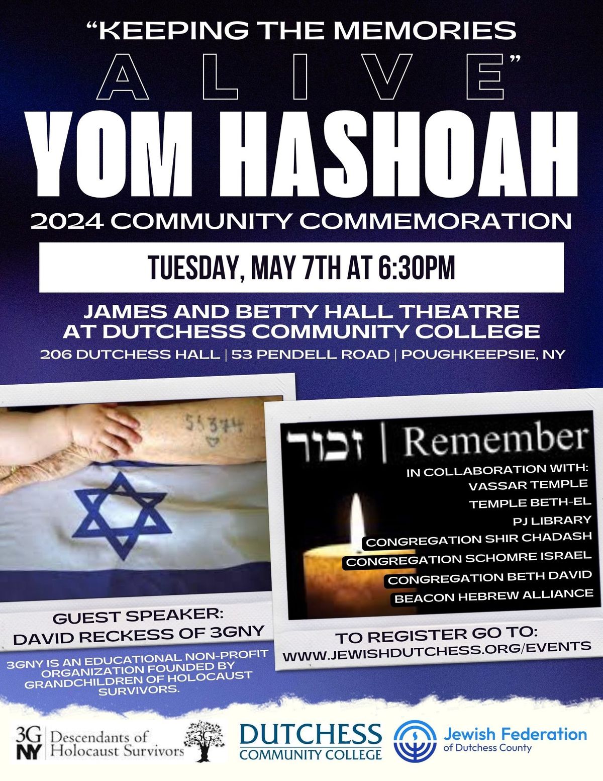 Yom HaShoah 2024 Community Commemoration | Keeping The Memories Alive