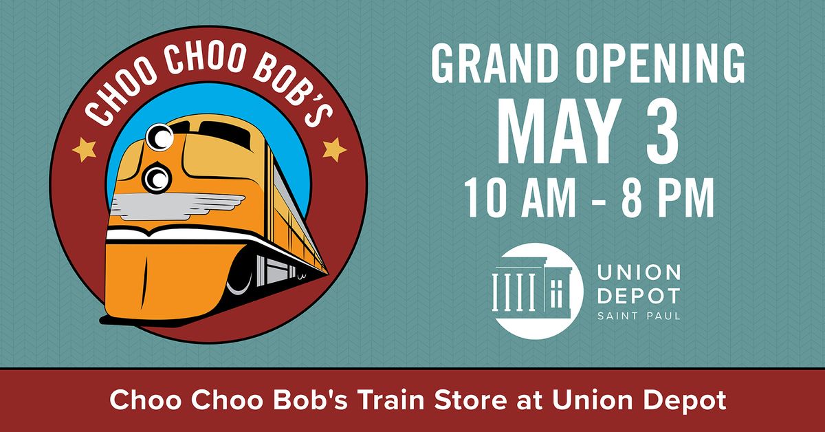 Choo Choo Bob\u2019s Grand Opening Weekend at Union Depot