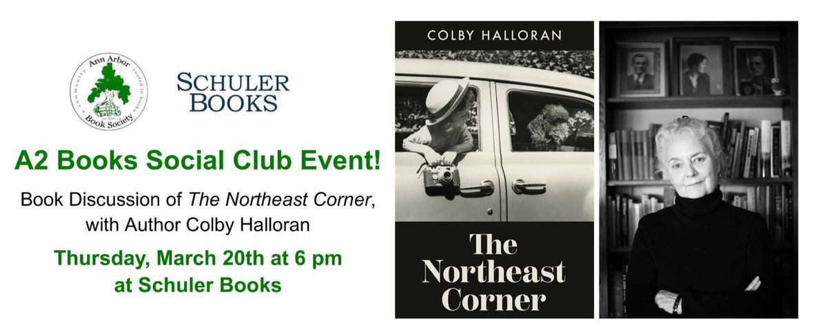 Author Event: Colby Halloran - The Northeast Corner