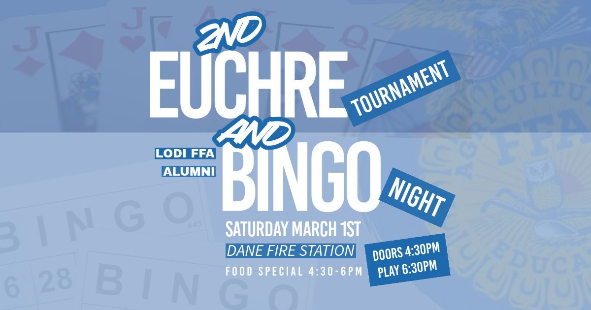 2nd Euchre & Bingo Night