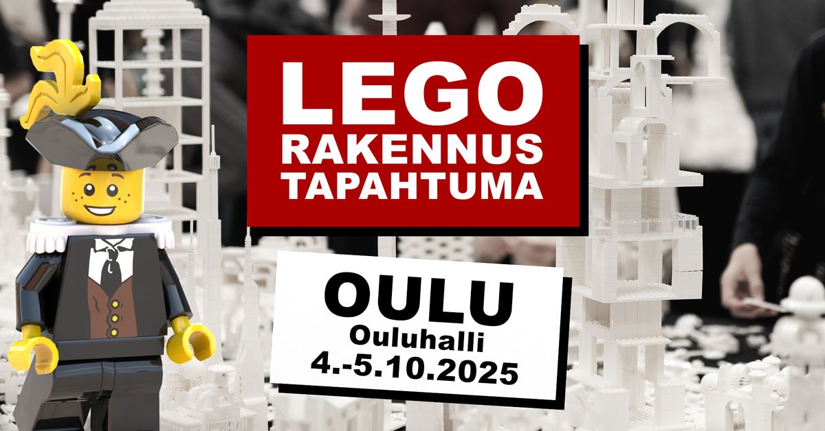 Pii Poon LEGO-rakennustapahtuma Oulu