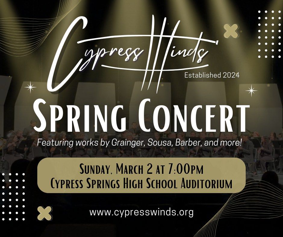 Cypress Winds Spring Concert