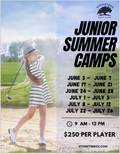 Final Summer Junior Golf Camp at Stonetree Golf Club!